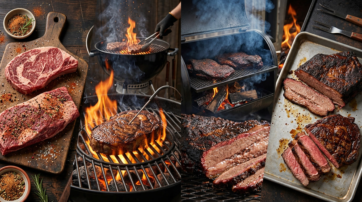 Barbeque Science: Panduan Mengolah Daging dengan Teknik Api, Bumbu, dan Asap
